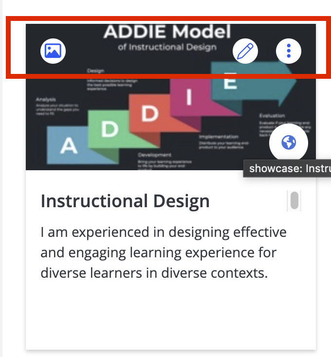 Create a Showcase on your CN ePortfolio – CourseNetworking